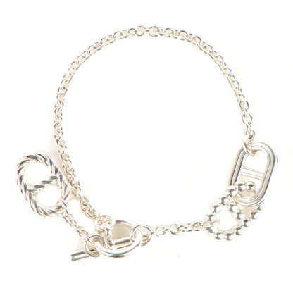 Hermes Sterling Silver Parade Bracelet M 1 of 6
