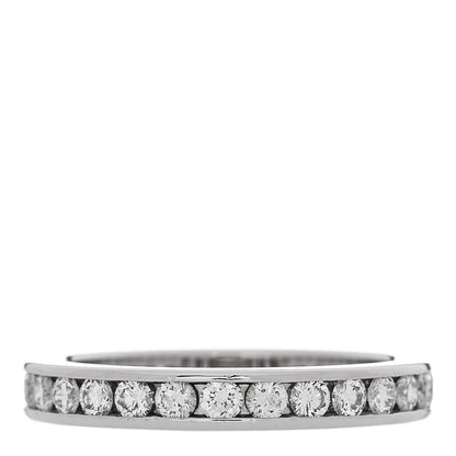 Tiffany Platinum Diamond Full Circle Wedding Band Ring 54 7 3 of 4