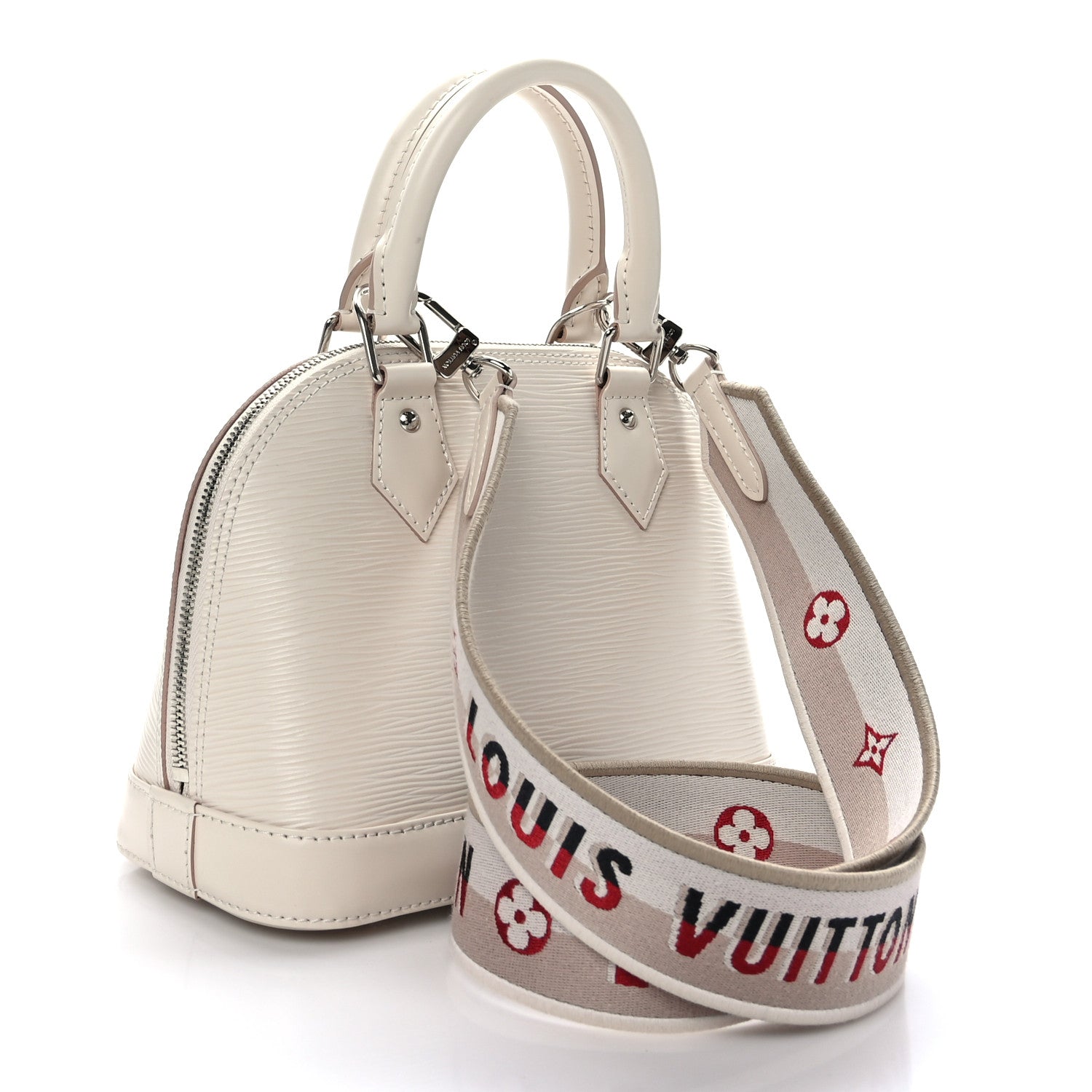 Louis Vuitton Epi Jacquard Alma BB Quartz 3 of 10