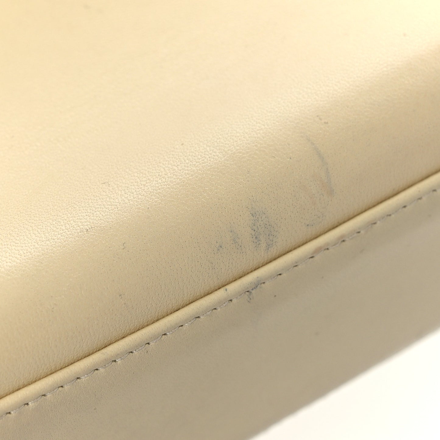 Lambskin Small Kelly Flap Bag Light Beige