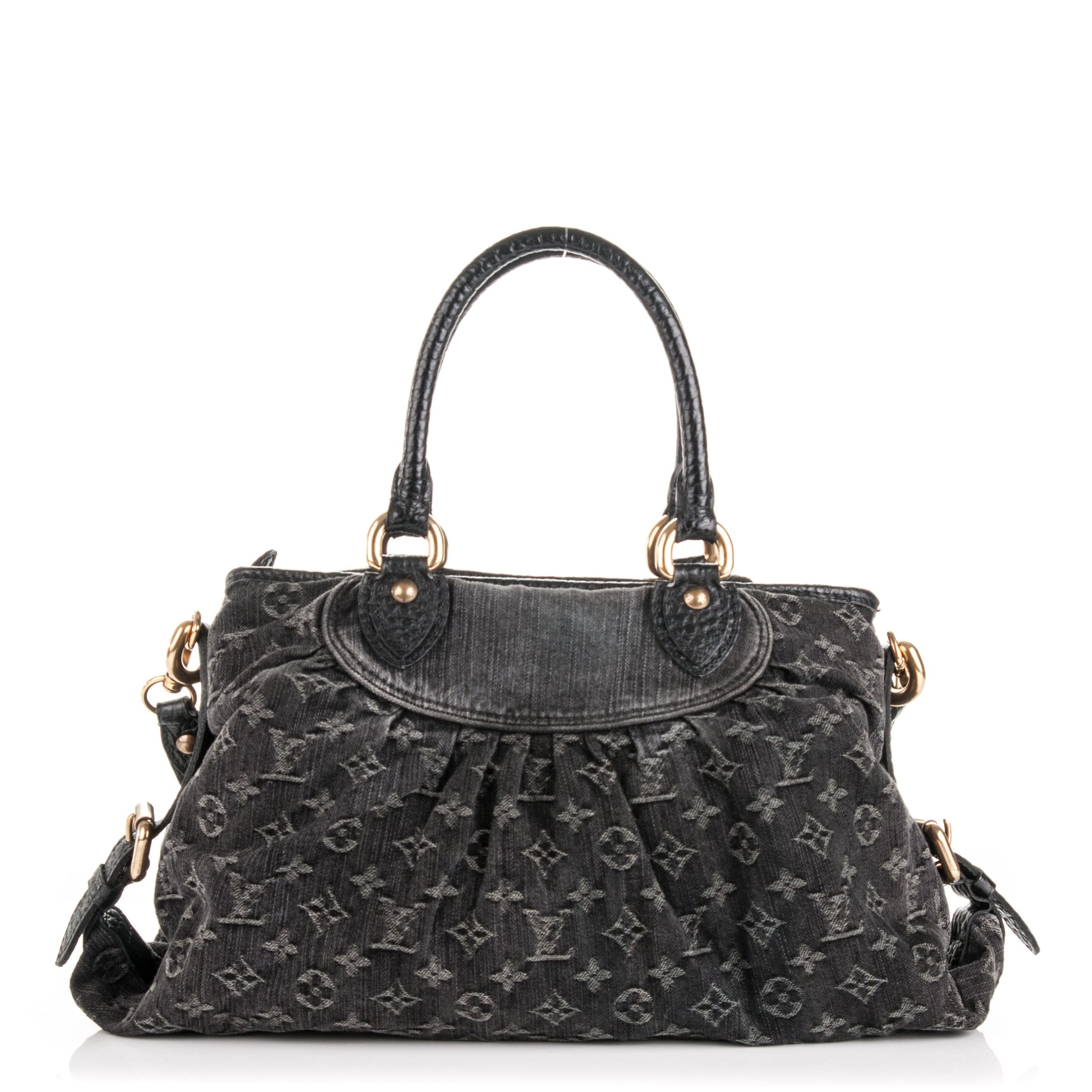 Louis Vuitton Denim Neo Cabby MM Black 1 of 7