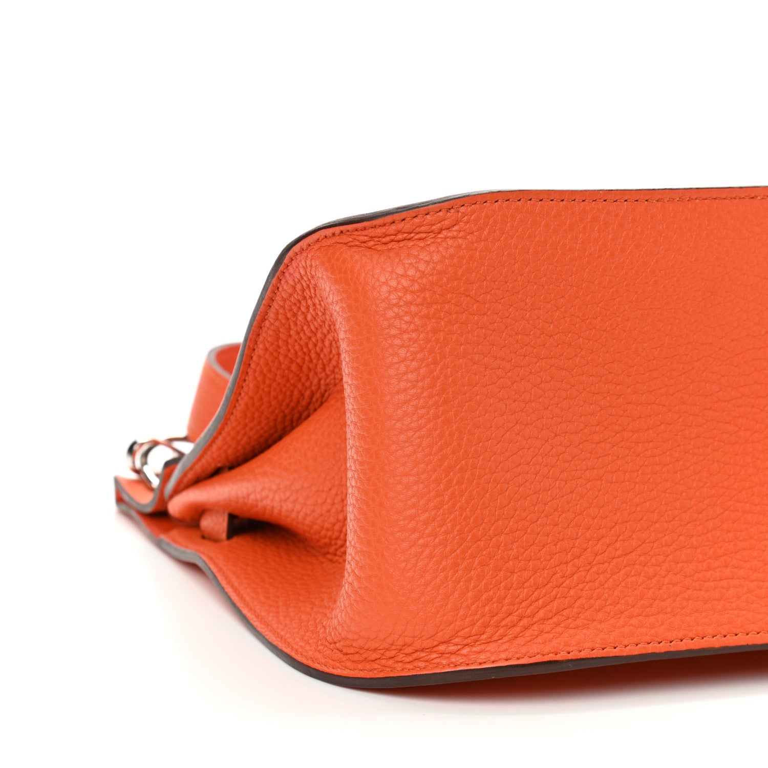 Hermes Taurillon Clemence Jypsiere 28 Orange 8 of 13