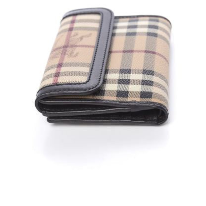 Burberry Haymarket Check Wallet Brown 10 of 12