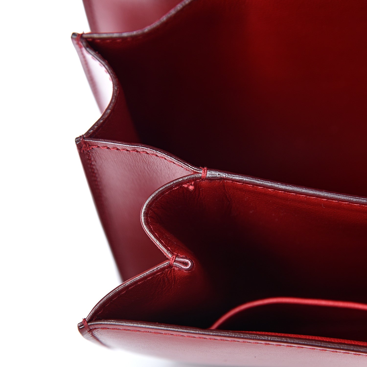 Celine Box Calfskin Medium Classic Box Flap Bag Red 11 of 11