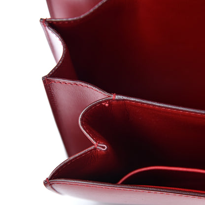 Celine Box Calfskin Medium Classic Box Flap Bag Red 11 of 11