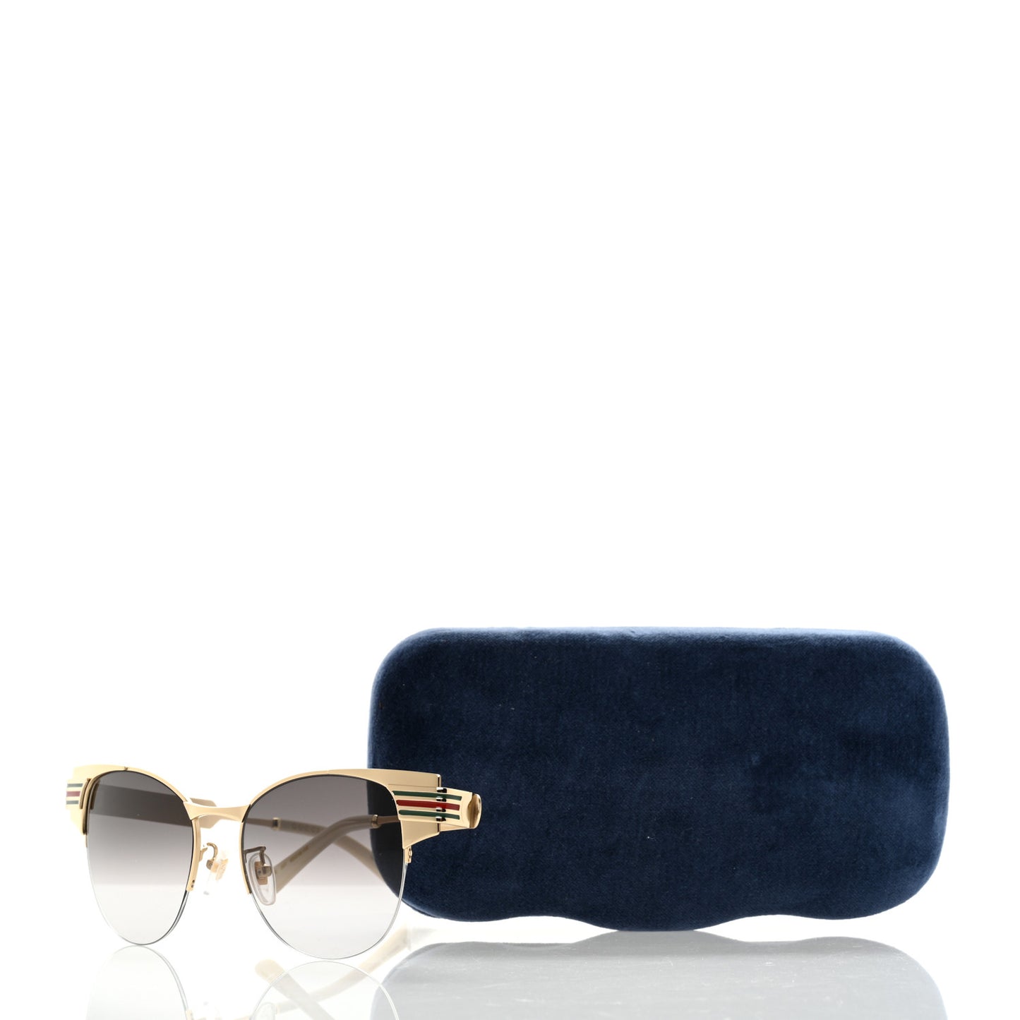 Cat Eye Web Sunglasses GG0521S Gold