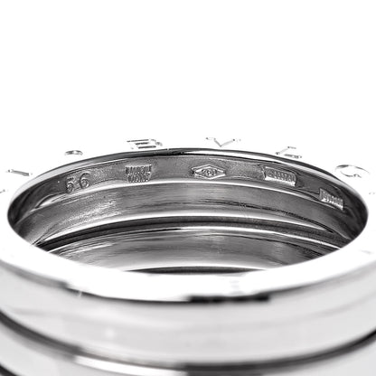 Bulgari 18K White Gold B.Zero1 5 Band Ring 56 7.5 4 of 4
