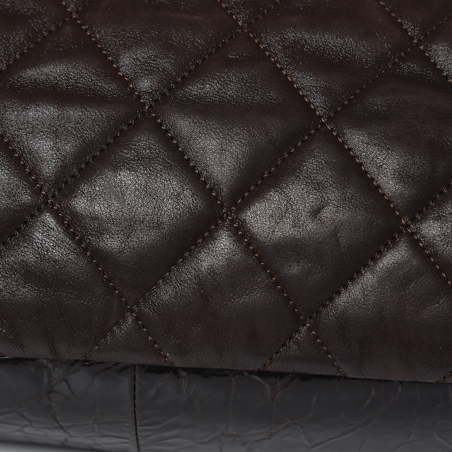 Chanel Iridescent Calfskin Jumbo In The Mix Flap Brown 12 of 13
