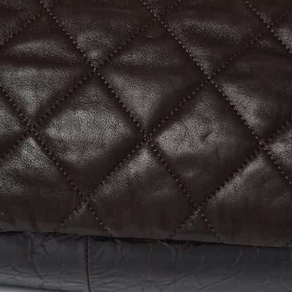 Chanel Iridescent Calfskin Jumbo In The Mix Flap Brown 12 of 13