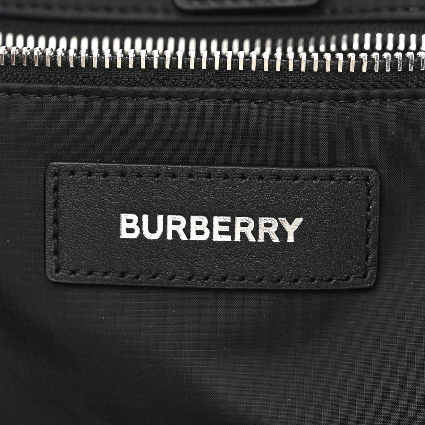 Nylon Trench Tote Black
