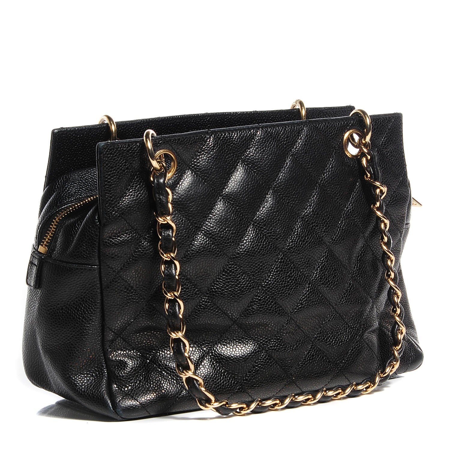 Chanel Caviar Quilted Petit Timeless Tote PTT Black 3 of 8