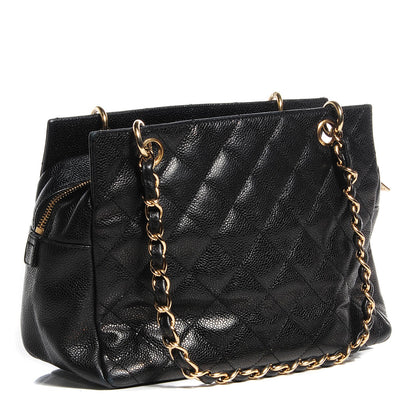 Chanel Caviar Quilted Petit Timeless Tote PTT Black 3 of 8