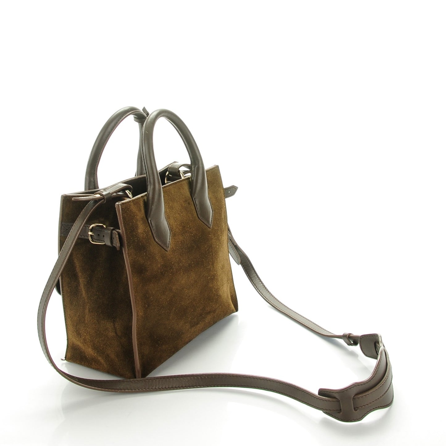 Suede Padlock Mini All Afternoon Vert Kaki