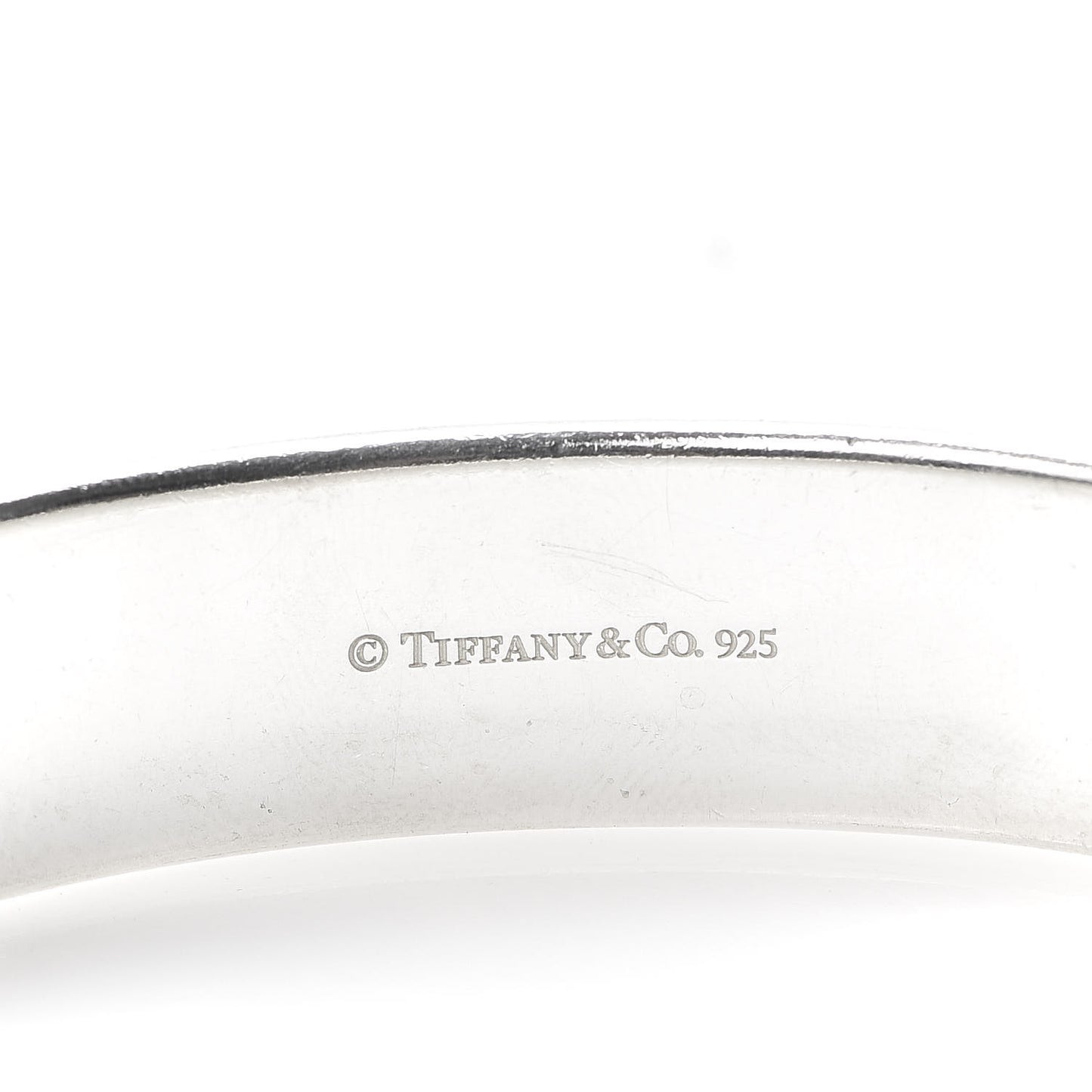 Sterling Silver 1837 Cushion Bangle Bracelet