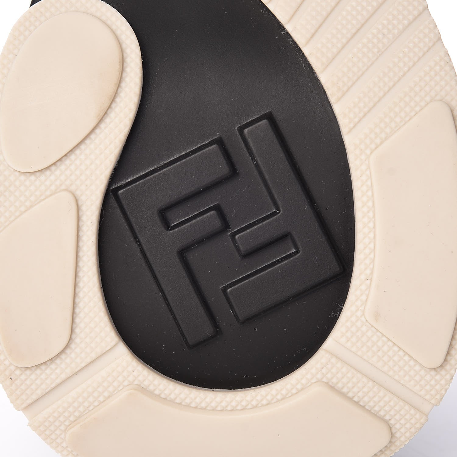 Fendi Vernice High-Tech Womens FFluid Zip Up Sneakers 38 Black White 8 of 8
