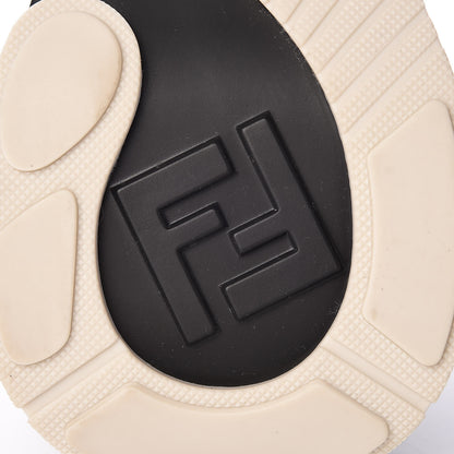 Fendi Vernice High-Tech Womens FFluid Zip Up Sneakers 38 Black White 8 of 8