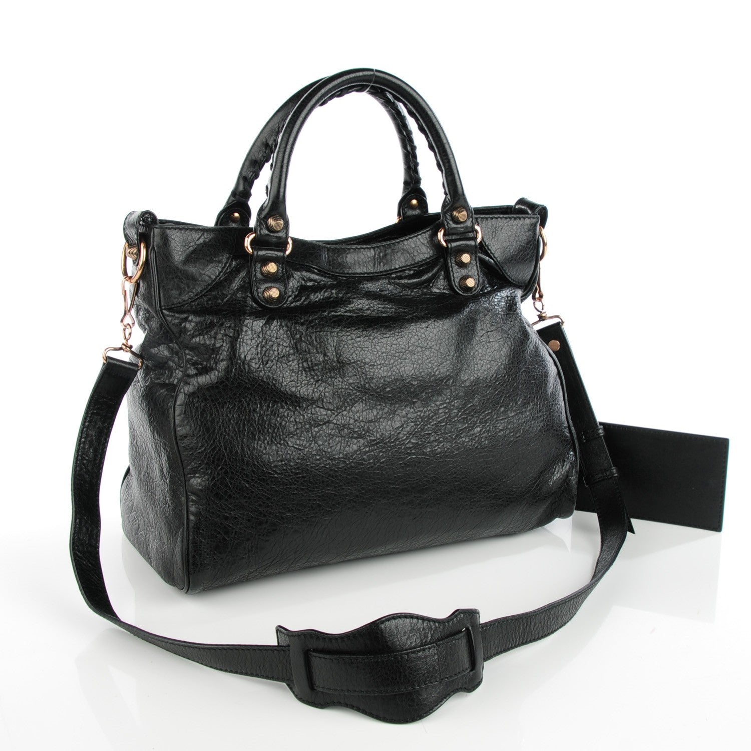 Balenciaga Agneau Giant 12 Rose Gold Hardware Velo Black 3 of 8