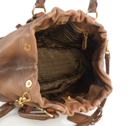 Prada Cervo Antik Shoulder Bag Cammello Sfumato 5 of 10
