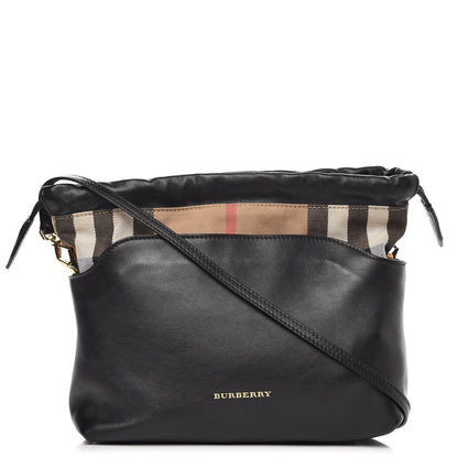 Burberry Calfskin House Check Little Crush Black 1 of 8