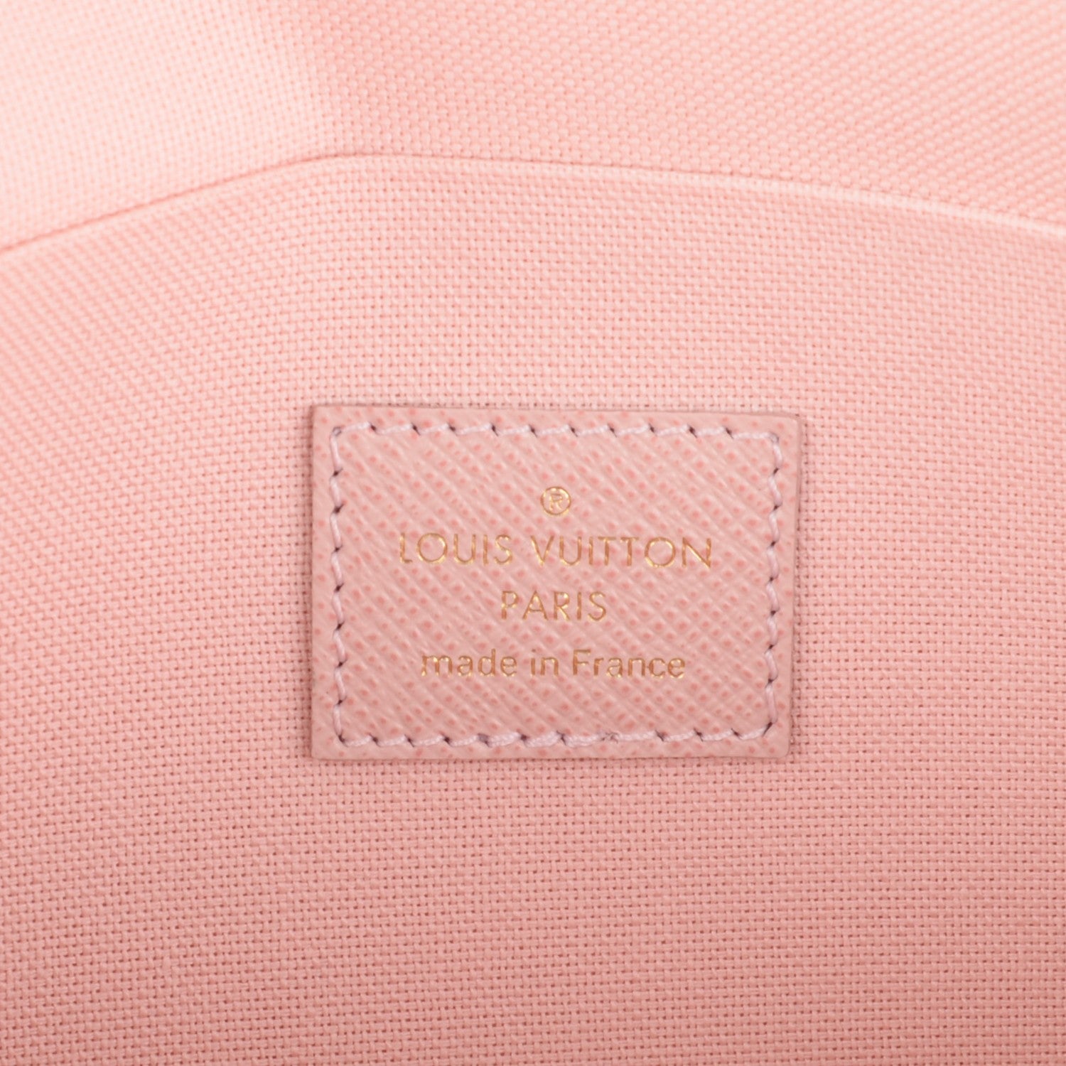 Louis Vuitton Damier Azur Pochette Felicie Chain Wallet Rose Ballerine 6 of 7
