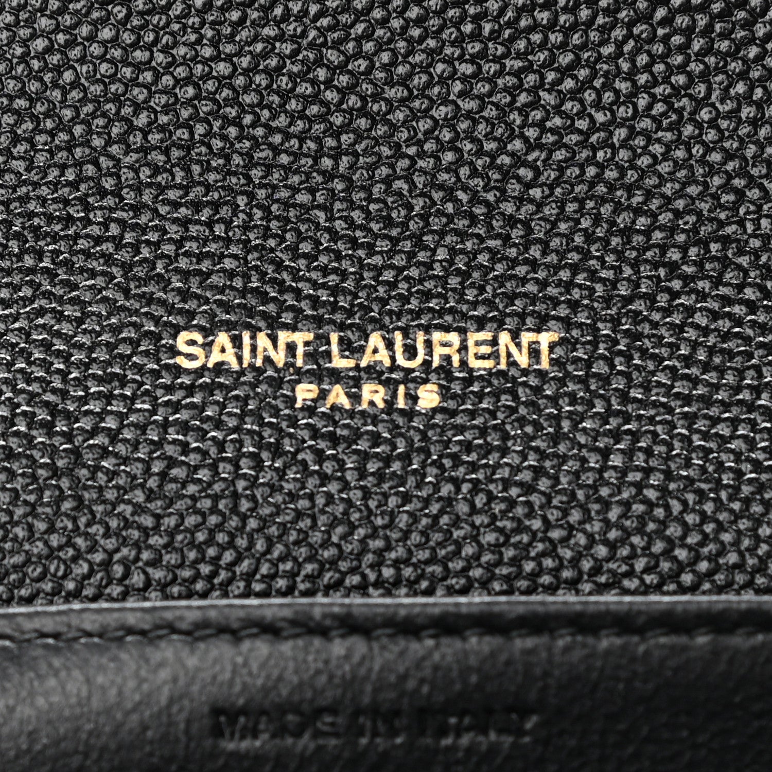 Saint Laurent Grain De Poudre Uptown Chain Wallet Black 6 of 10