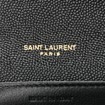 Saint Laurent Grain De Poudre Uptown Chain Wallet Black 6 of 10