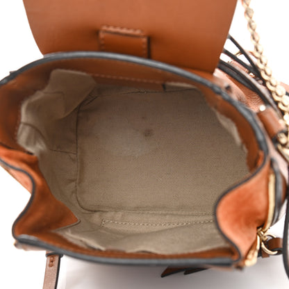 Chloe Suede Calfskin Mini Faye Backpack Tan 5 of 11