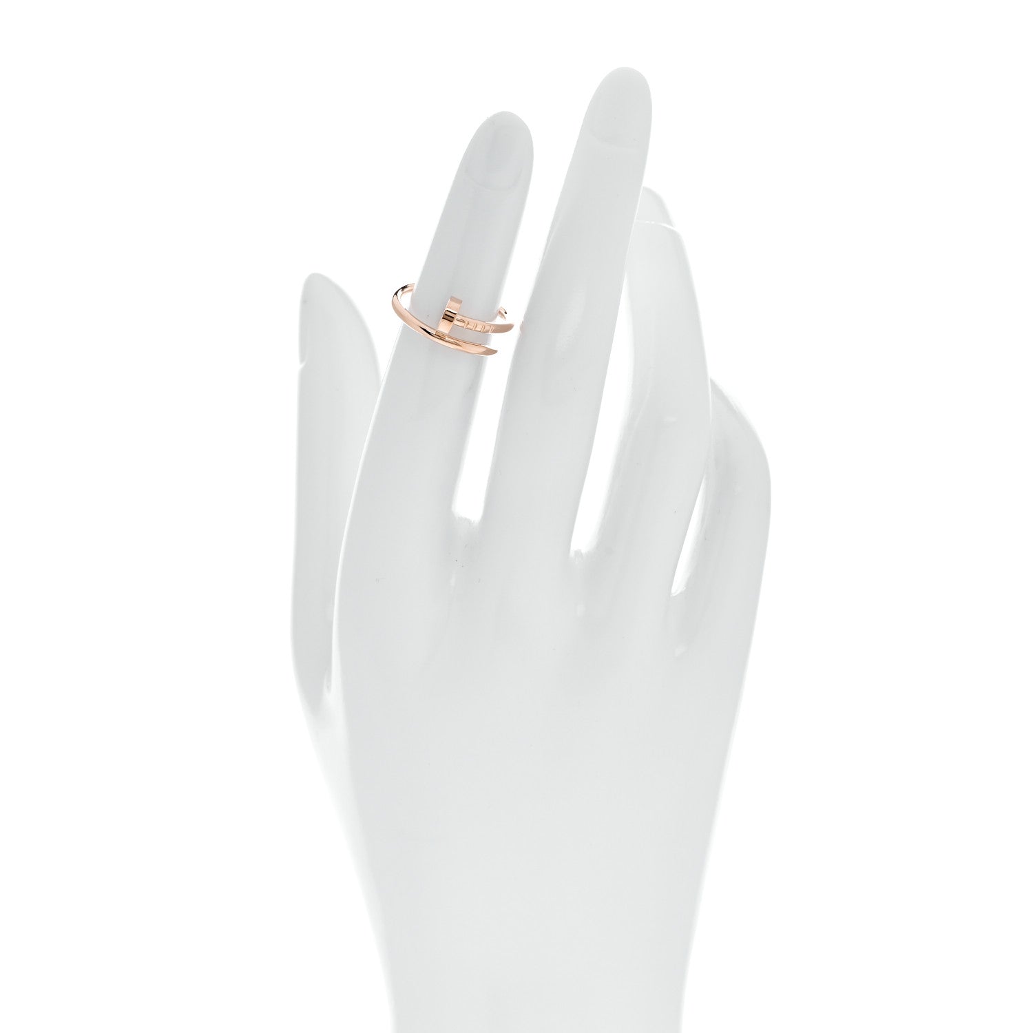Cartier 18K Pink Gold Small Juste Un Clou Ring 49 5 2 of 6