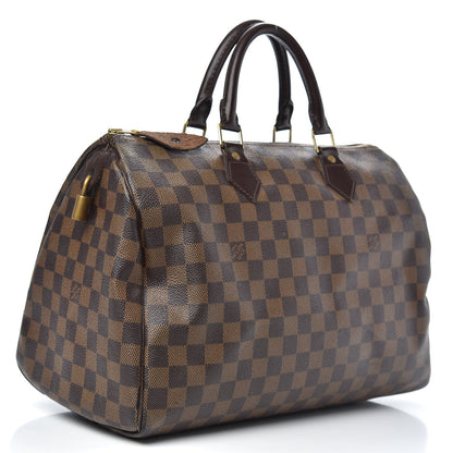Louis Vuitton Damier Ebene Speedy 35 3 of 16