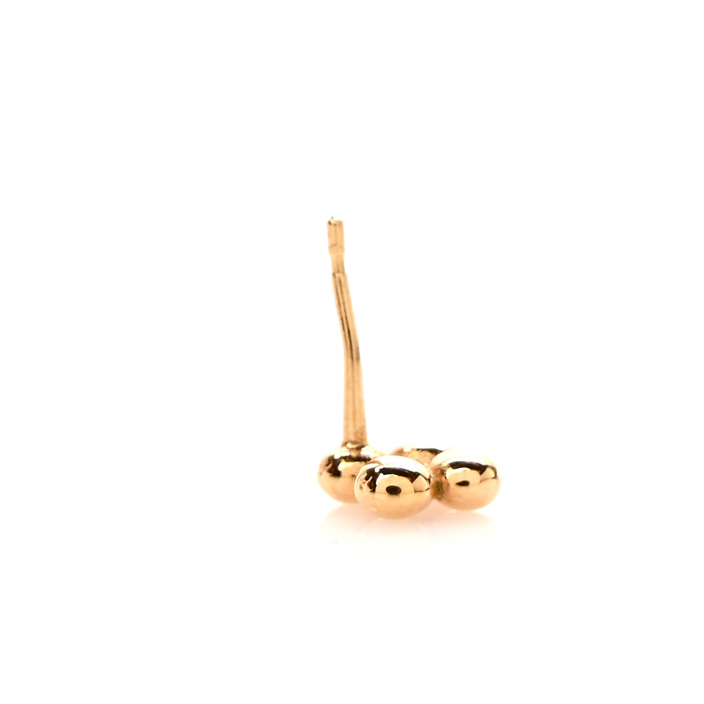 Metal LV Flowergram Earrings Gold