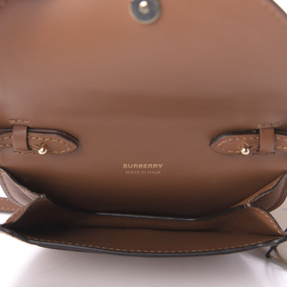 Burberry Calfskin Micro Olympia Card Case Warm Tan 5 of 9