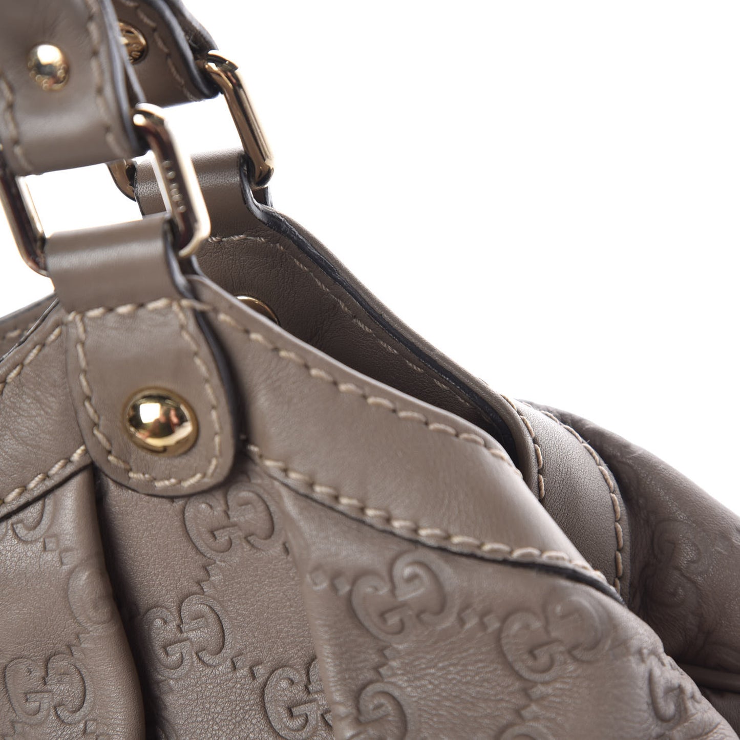 Guccissima Medium Sukey Tote Taupe
