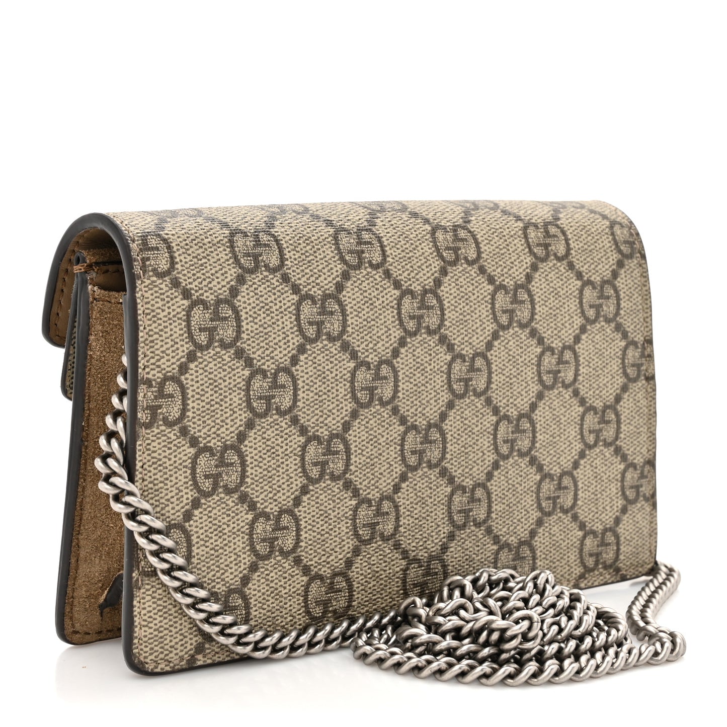 GG Supreme Monogram Super Mini Dionysus Shoulder Bag Taupe