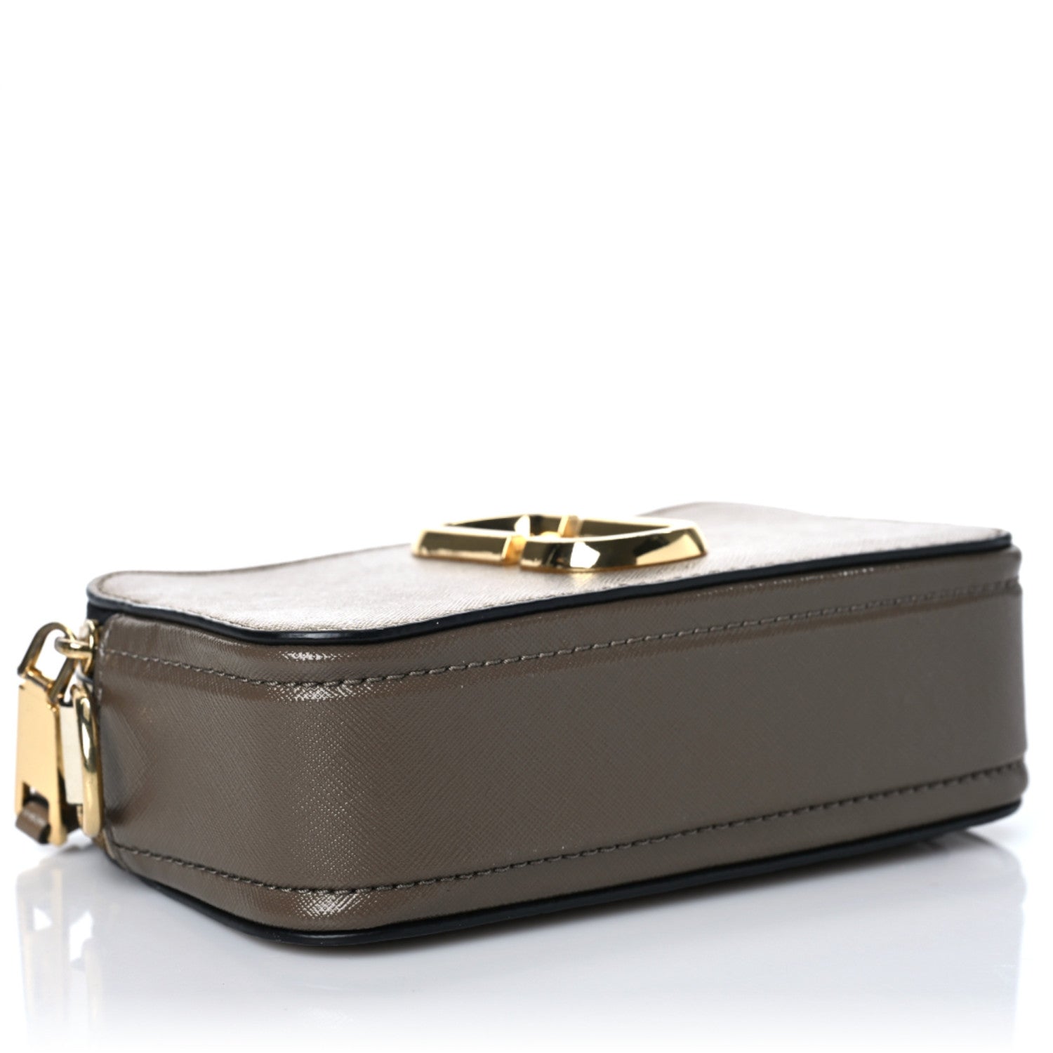 Marc Jacobs Saffiano Small Snapshot Camera Bag Sandcastle 4 of 9