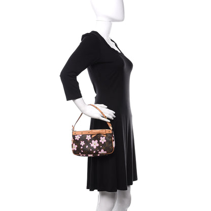 Louis Vuitton Monogram Cherry Blossom Pochette Accessories Brown 2 of 13