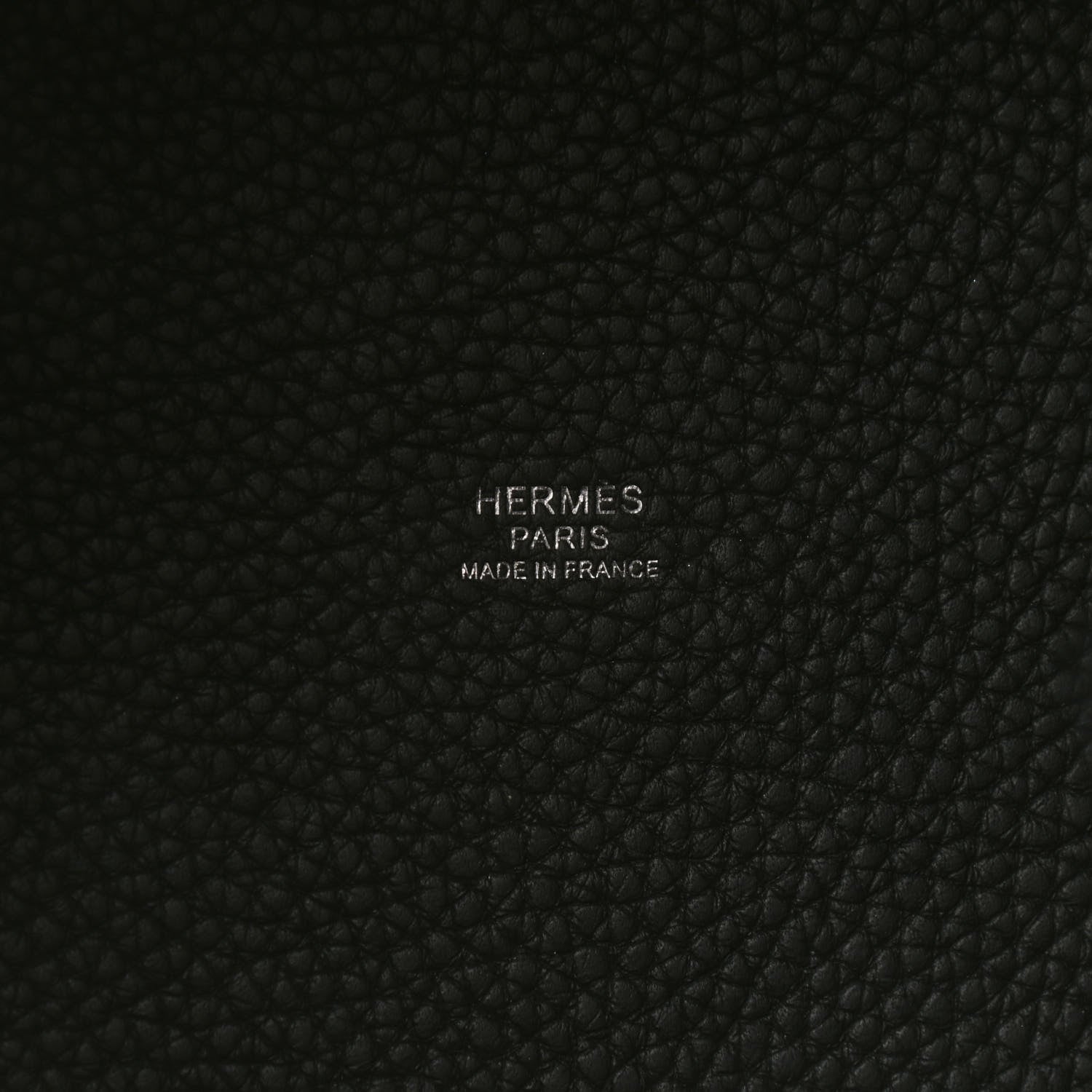 Hermes Taurillon Clemence Picotin Lock 22 MM Black 6 of 9