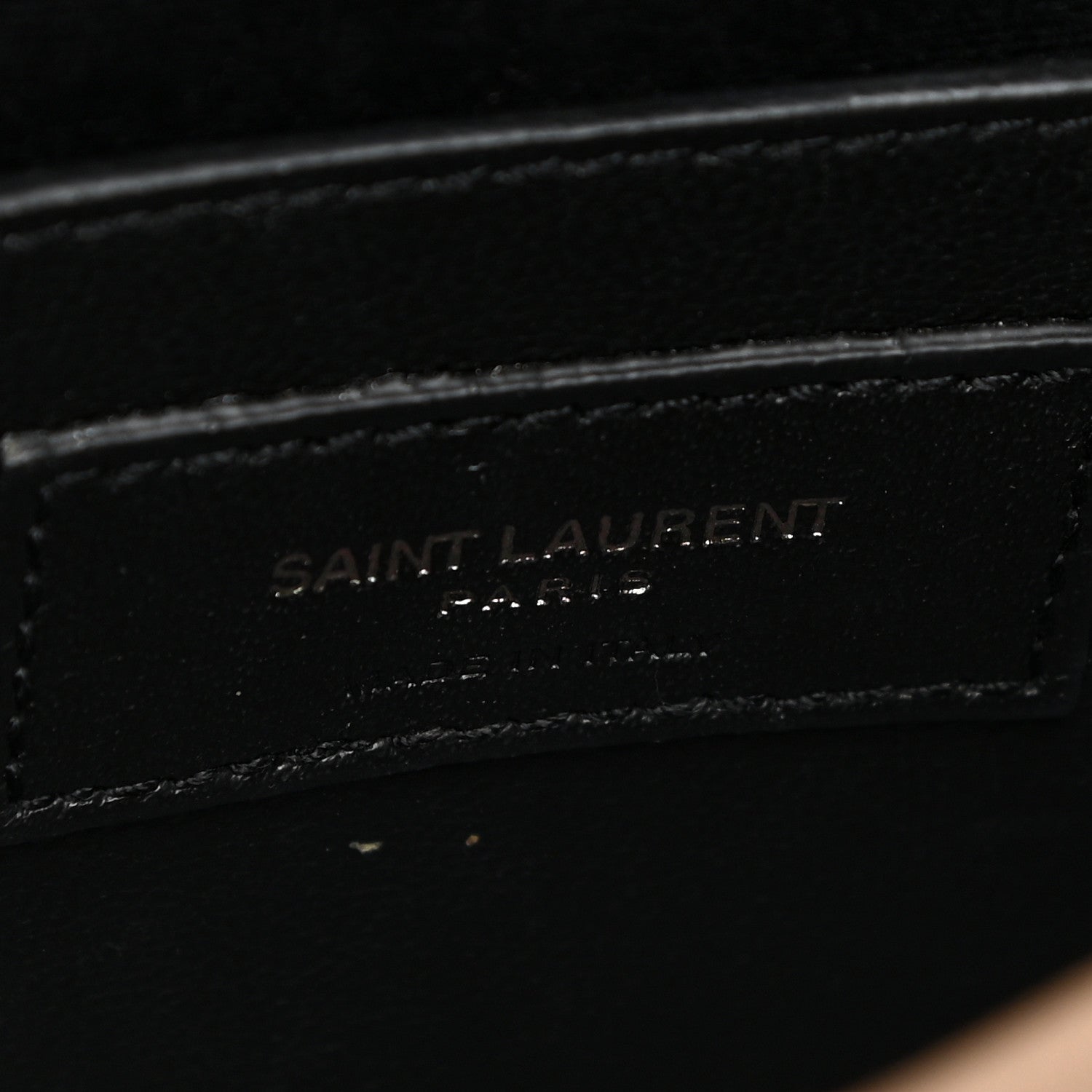 Saint Laurent Crinkled Calfskin Matelasse Monogram Baby Niki Chain Satchel Light Taupe 6 of 14