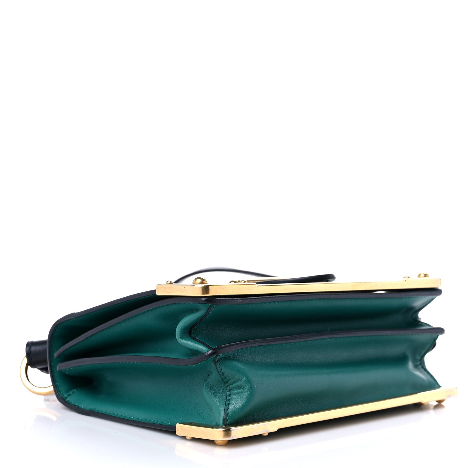 Prada City Calf Saffiano Cahier Bag Assenzio Black 4 of 8