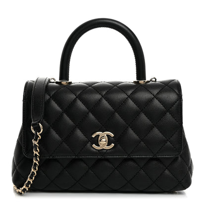 Chanel Caviar Quilted Mini Coco Handle Flap Black 1 of 10