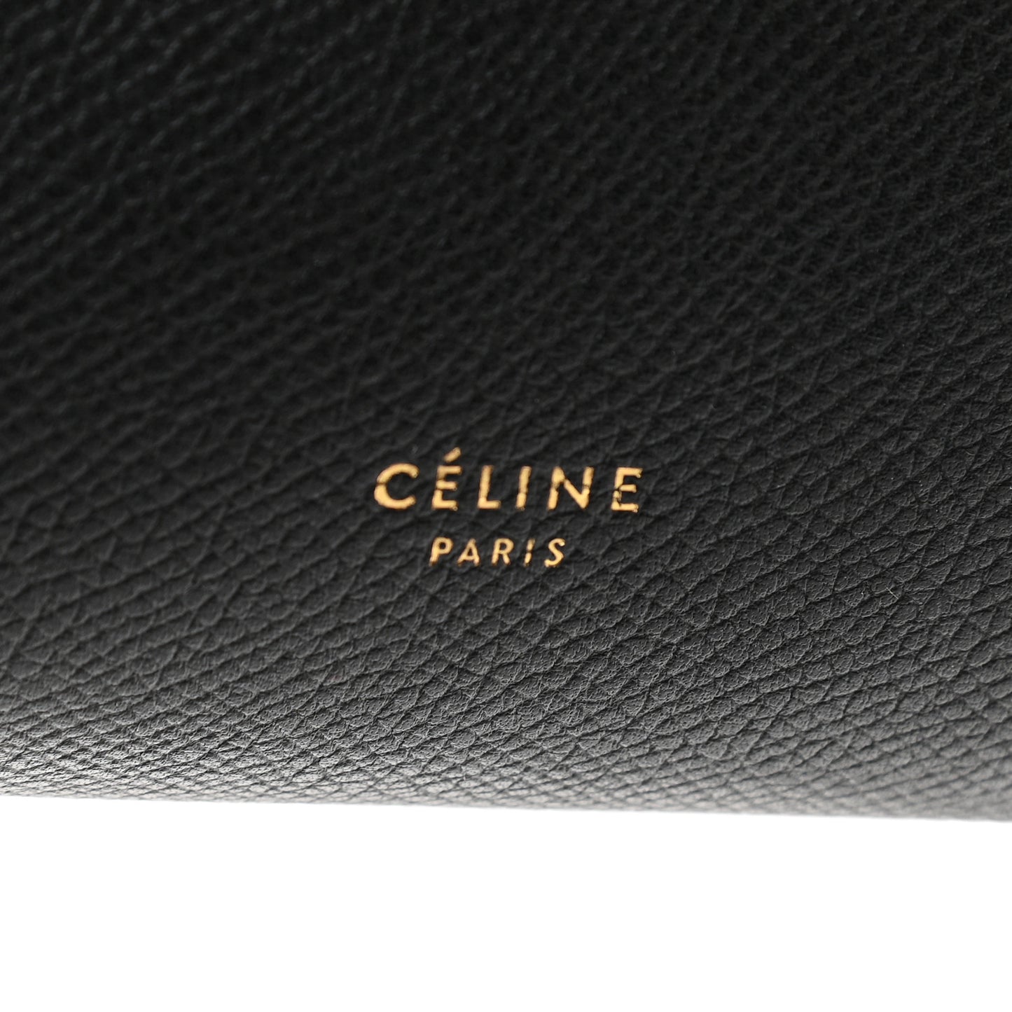 Grained Calfskin Micro Belt Bag Black