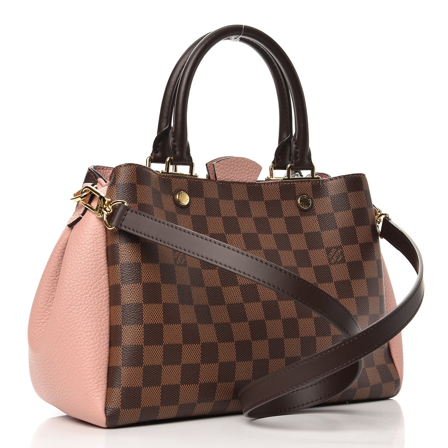 Damier Ebene Cuir Taurillon Brittany Magnolia