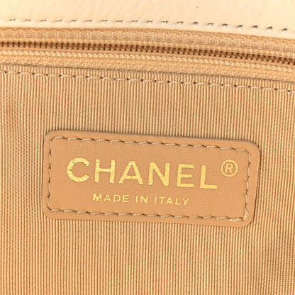 Chanel Calfskin Quilted Medium CC Crown Flap White 8 of 10
