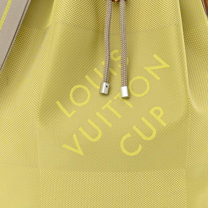 Louis Vuitton Damier Geant Americas Cup Volunteer Bag Yellow 7 of 13