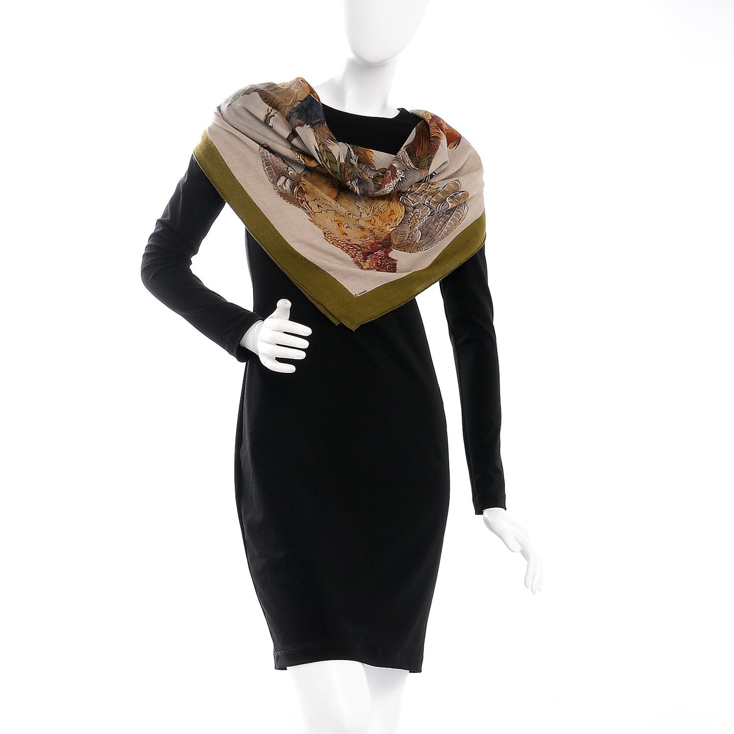 Cashmere Silk Belle Chasse Scarf 90