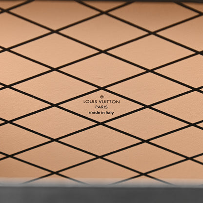 Louis Vuitton Calfskin Golden Light Petite Malle Black 6 of 11