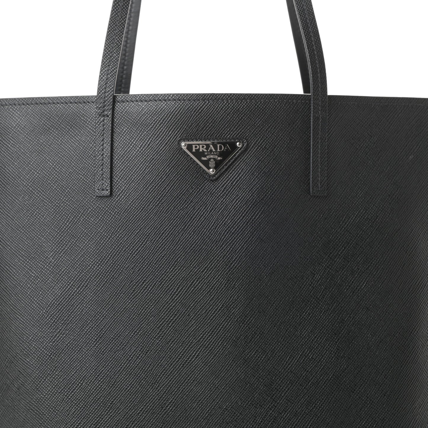 Saffiano Cuir Tote Black