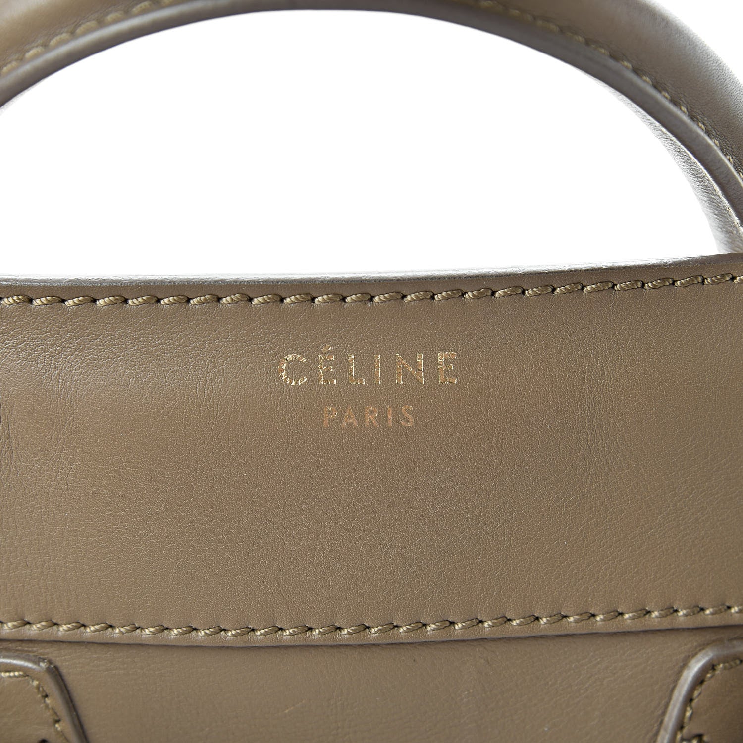 Celine Smooth Calfskin Mini Luggage Dune 6 of 24
