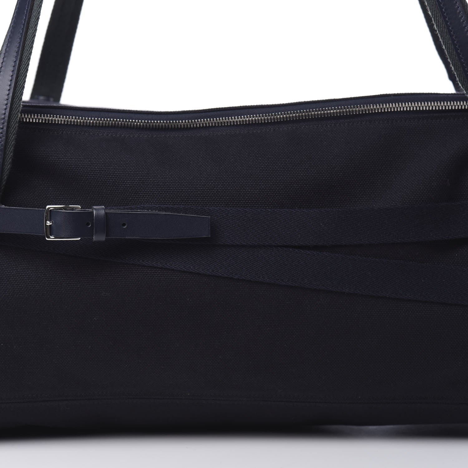 Hermes Toile Goeland Vache Hunter Bridleback 50 Bag Marine Indigo Vert Fonce 10 of 12