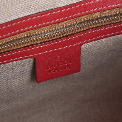 Gucci Calfskin Web Medium Jackie O Bouvier Hobo Red 6 of 7