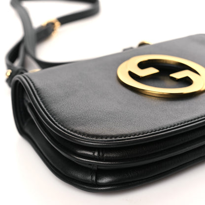 Gucci Roxy Calfskin Web Mini Blondie Shoulder Bag Black 8 of 9